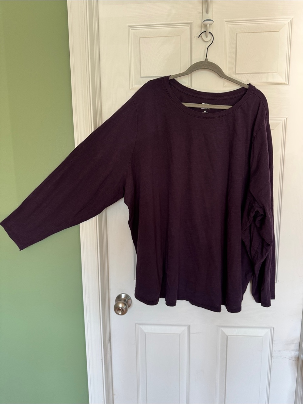 🏝️Sonoma Long Sleeve Crewneck Top in Deep Plum